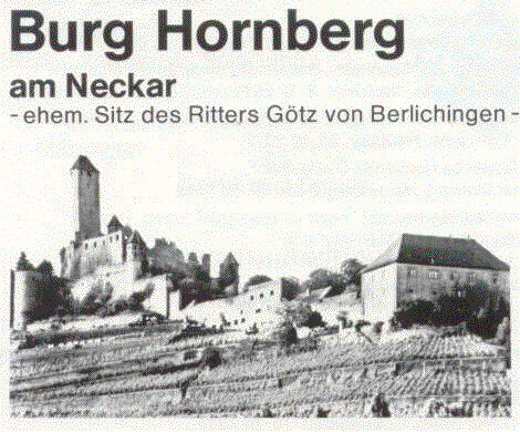 Burg Hornberg - hoch über dem Neckar